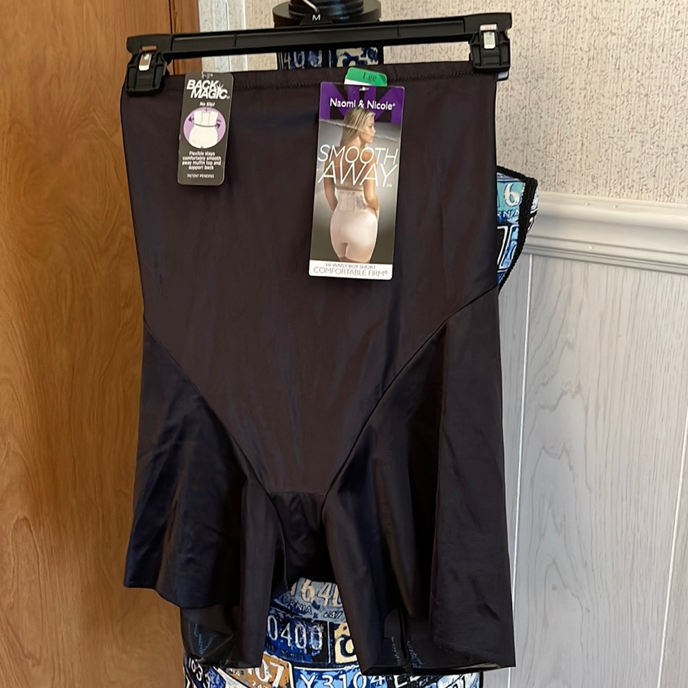 Naomi & Nicole® Shapewear Women's Booty Boost High-Waist Boyshort NWT